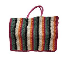 B2B Los Angeles Raffia Tote Bag